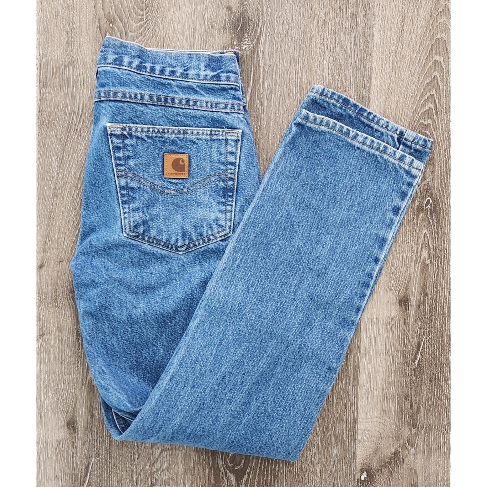 Carhartt Traditional Fit Straight Leg Blue Denim Jeans Men's 31x30